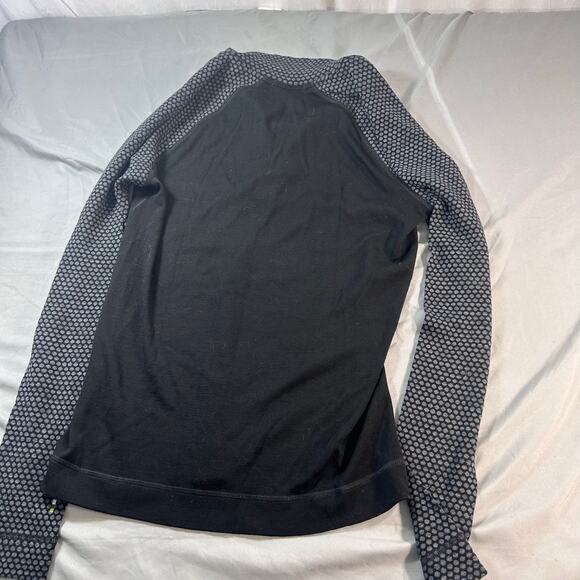 Smartwool women's classic thermal merino base layer 1/4 zip Size M - Picture 7 of 8